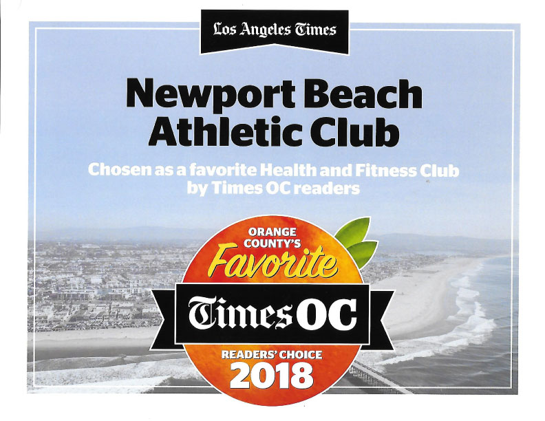Newport Beach Athletic Club - Favorite Health & Fitness Club by Times OC Readers